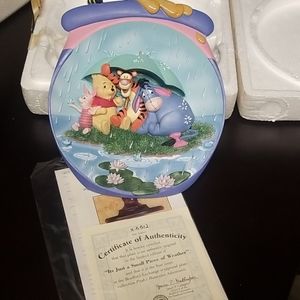 Its just a small piece of weather Pooh plate